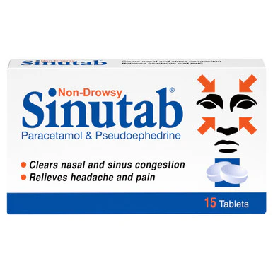 SINUTAB TAB NON DROWSY 15S