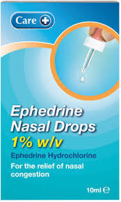 EPHEDRINE NASAL DROP 1% CARE+