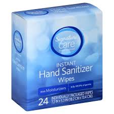 24 INSTANT SANITIZER WIPES