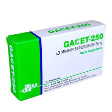 GACET 250MG SUPP