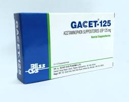 GACET 125MG SUPP