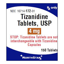 TIZANIDINE TAB 4MG