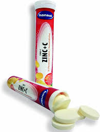 HANSAL VIT C+ ZINC 1G