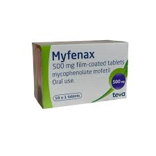 MYFENAX 500MG (MYCOPHENOLATE) TAB
